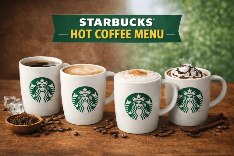 Starbucks Hot Coffee Menu