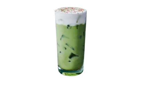 Iced Sugar Cookie Cream Matcha Latte