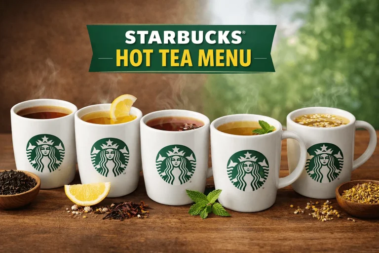Starbucks Hot Tea Menu