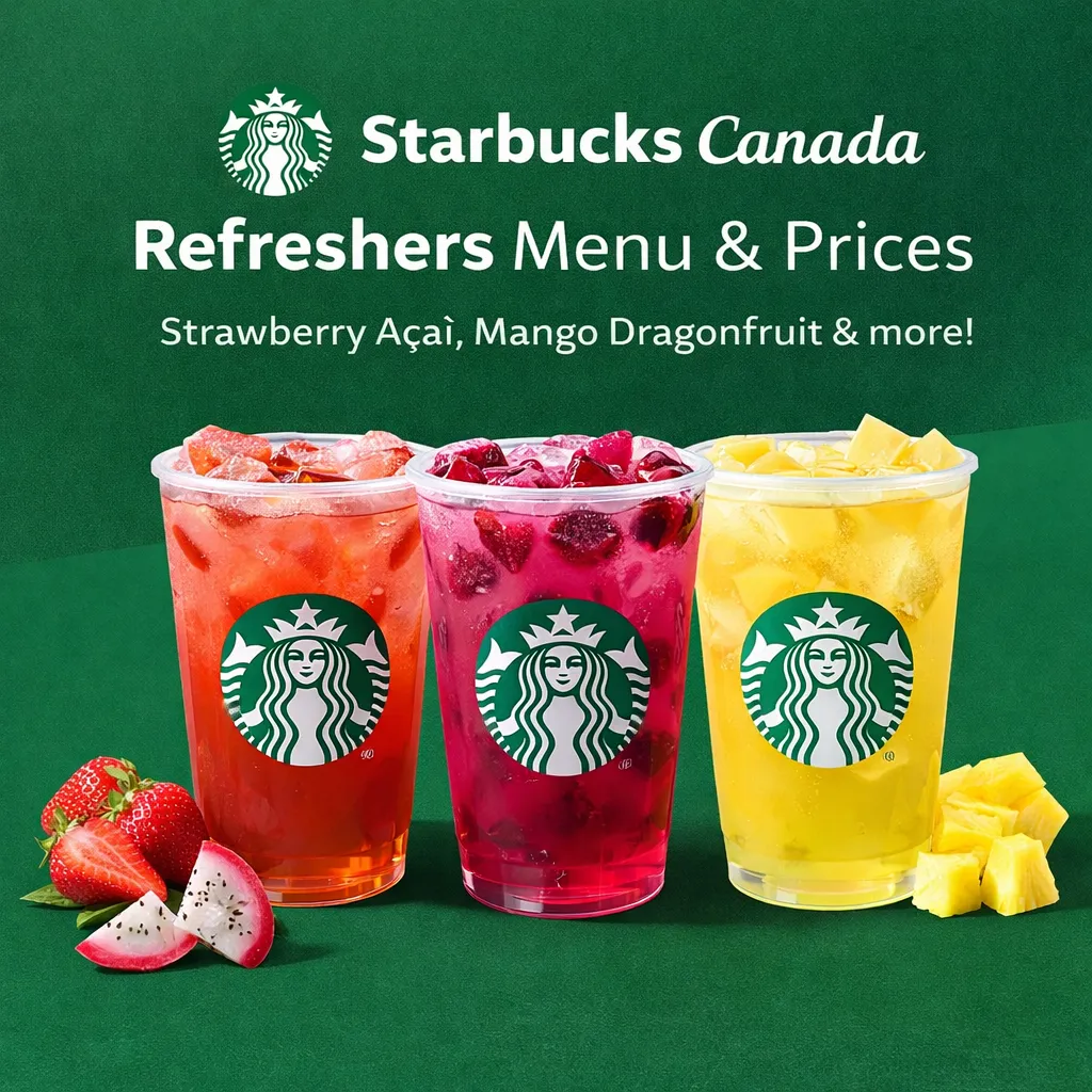 Starbucks Refreshers Menu Prices