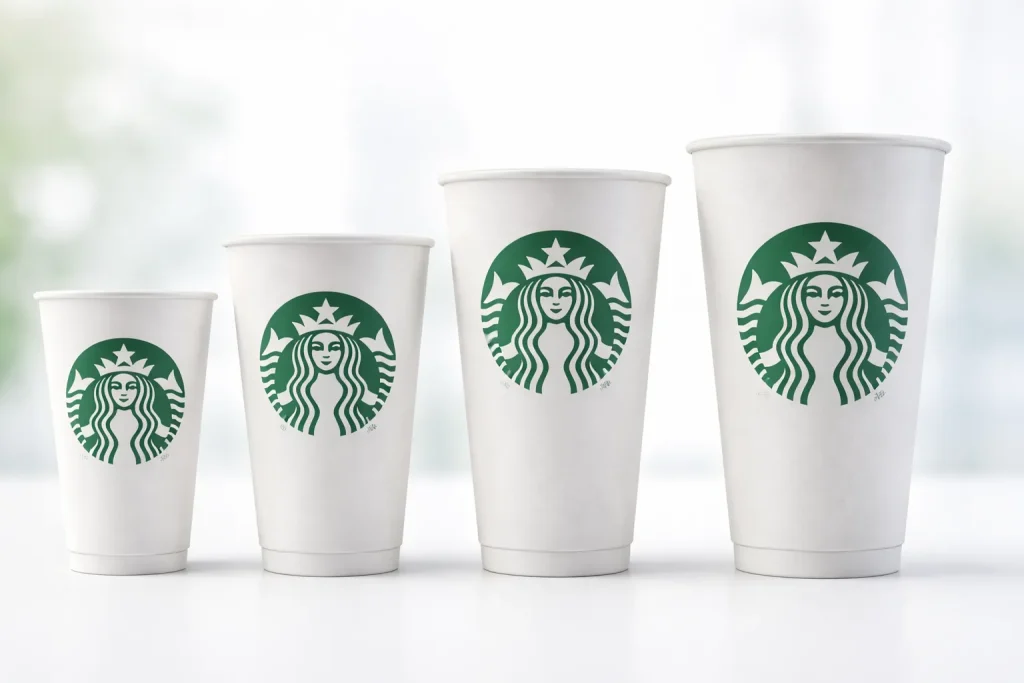Starbucks Sizes Canada