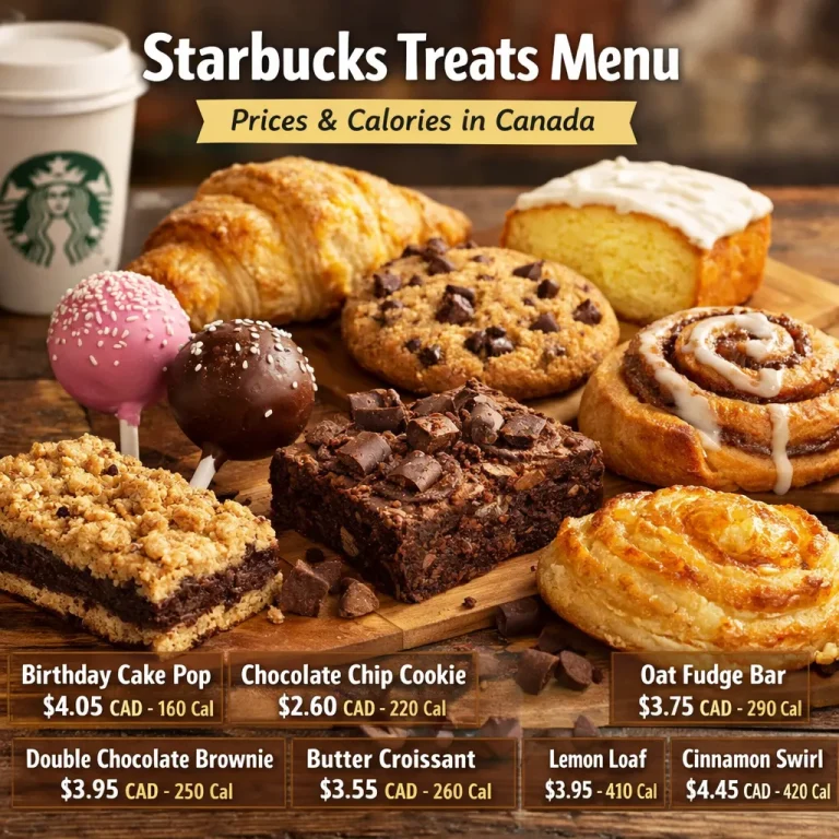 Starbucks Treats Menu Prices
