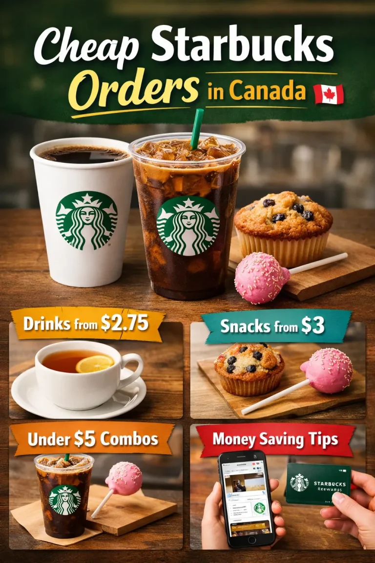 Cheap Starbucks Orders in Canada