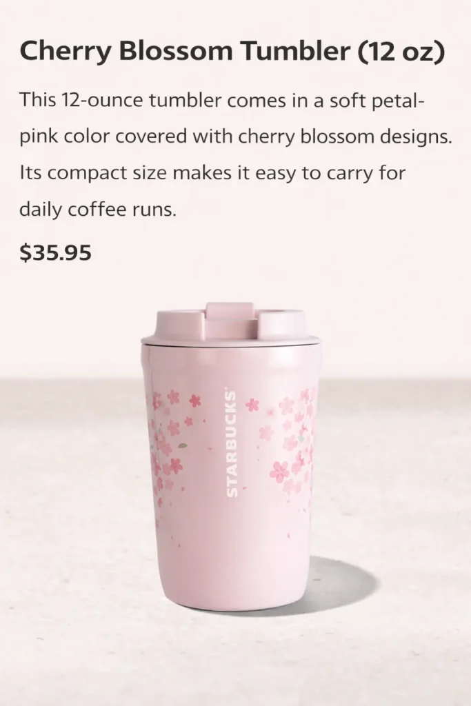 Cherry Blossom Tumbler (12 oz)