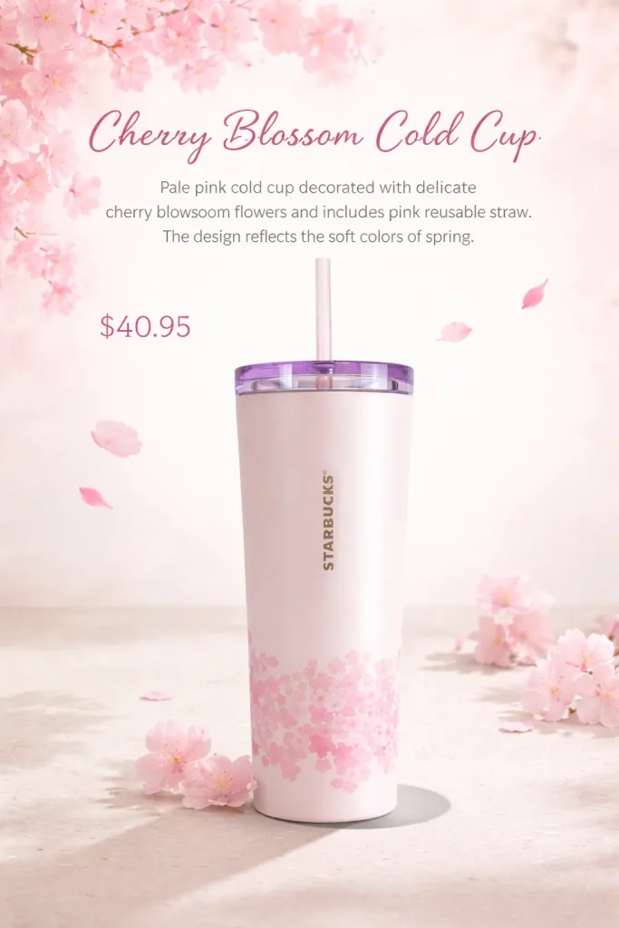 Cherry blossom cold cup 