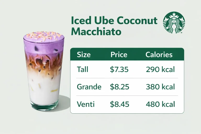Iced Ube Coconut Macchiato