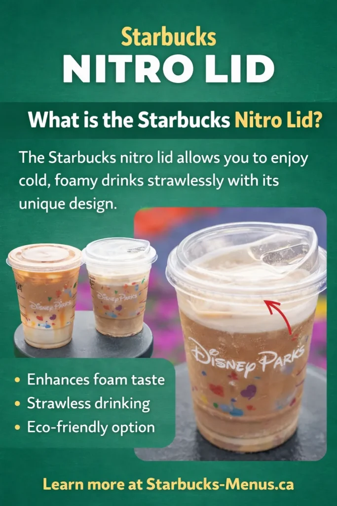 Nitro Lid Starbucks  What It Is, Design & Availability 2026