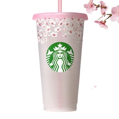 Sakura Reusable Cold Cup 24oz