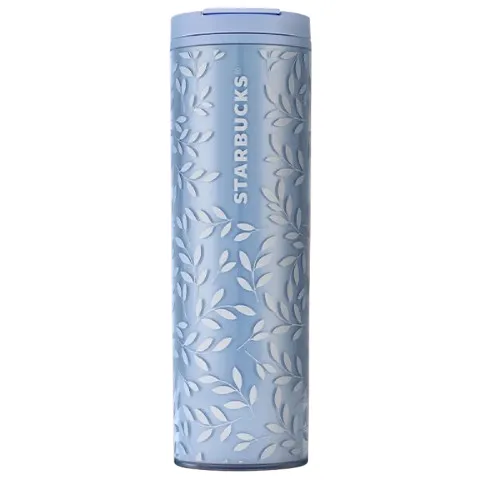 Spring Breeze Blue Flip Lid Tumbler