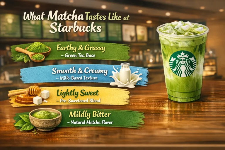 What Matcha Tastes Like at Starbucks