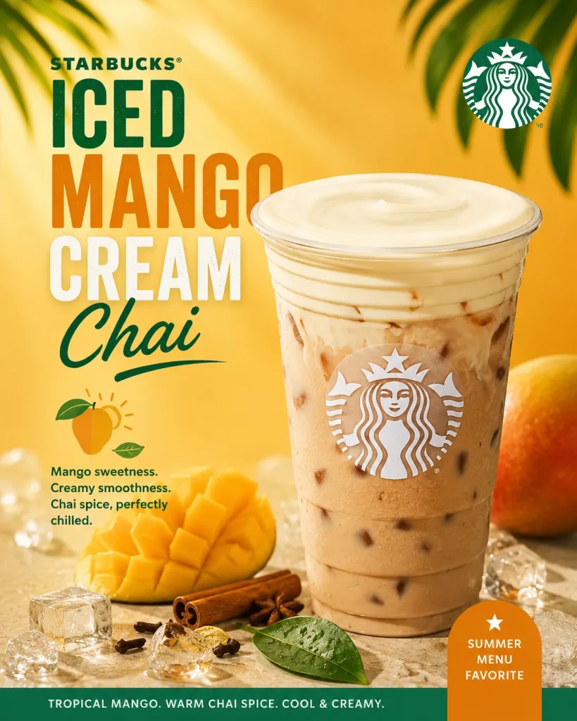 Iced Mango Cream Chai