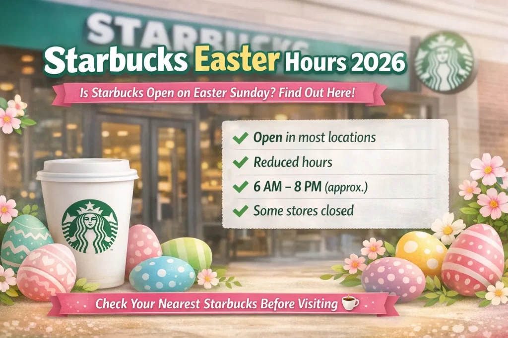 Is Starbucks Open on Easter Sunday