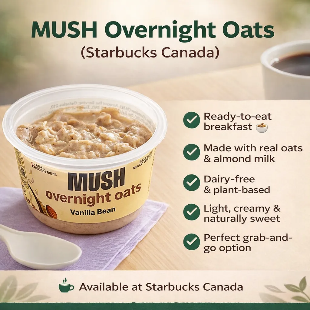 MUSH Overnight Oats Starbucks