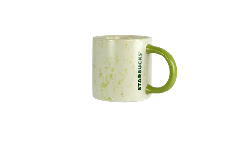Matcha splatter mug 