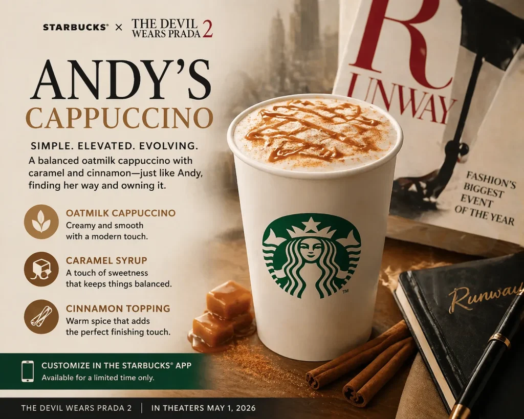 New Launched Starbucks Drinks (Andy’s Cappuccino)