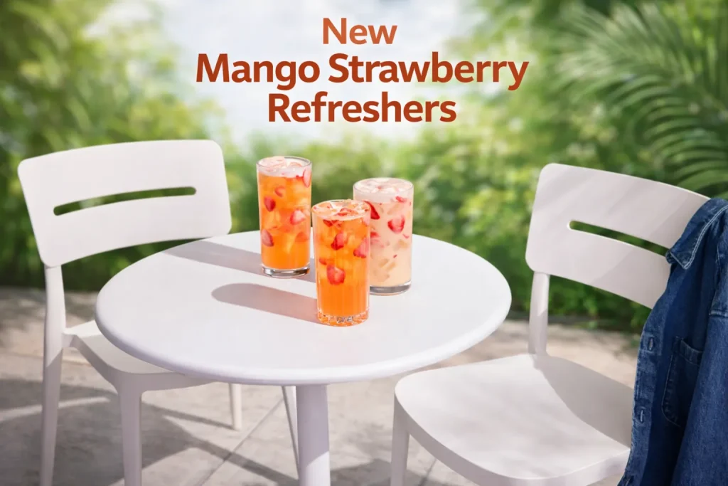 New Mango Strawberry Refreshers