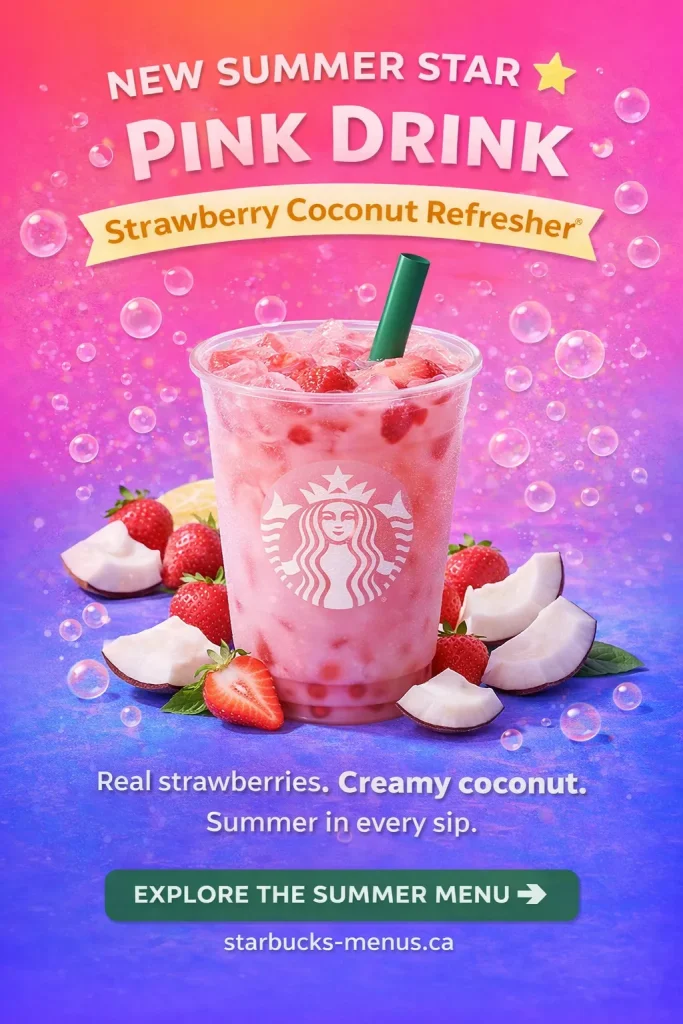 Pink Drink (Strawberry Coconut Refresher)