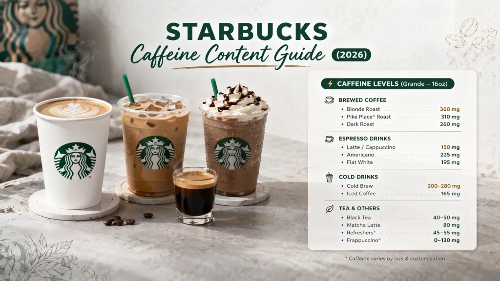 Starbucks Caffeine Content