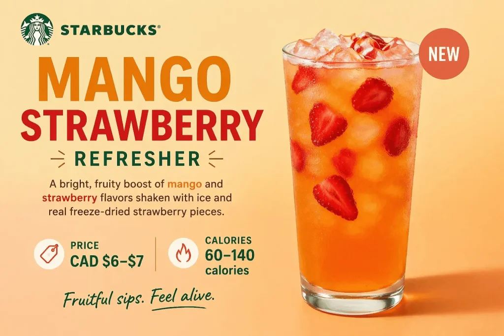 Starbucks Mango Strawberry Refresher