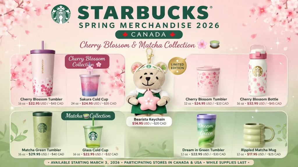 Starbucks Spring Merchandise 2026