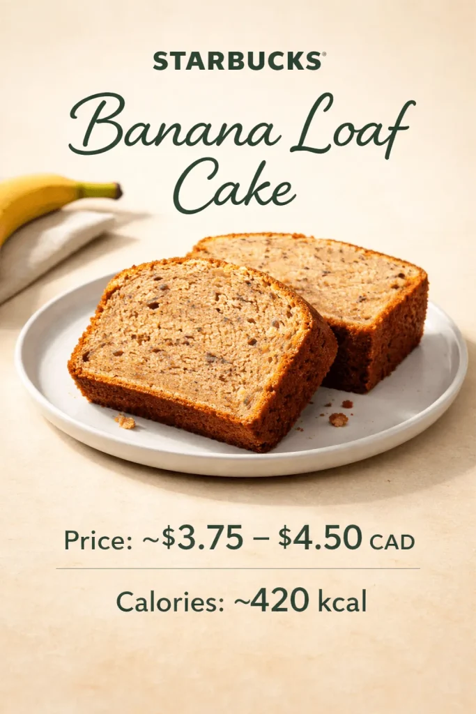 Starbucks banana loaf cake