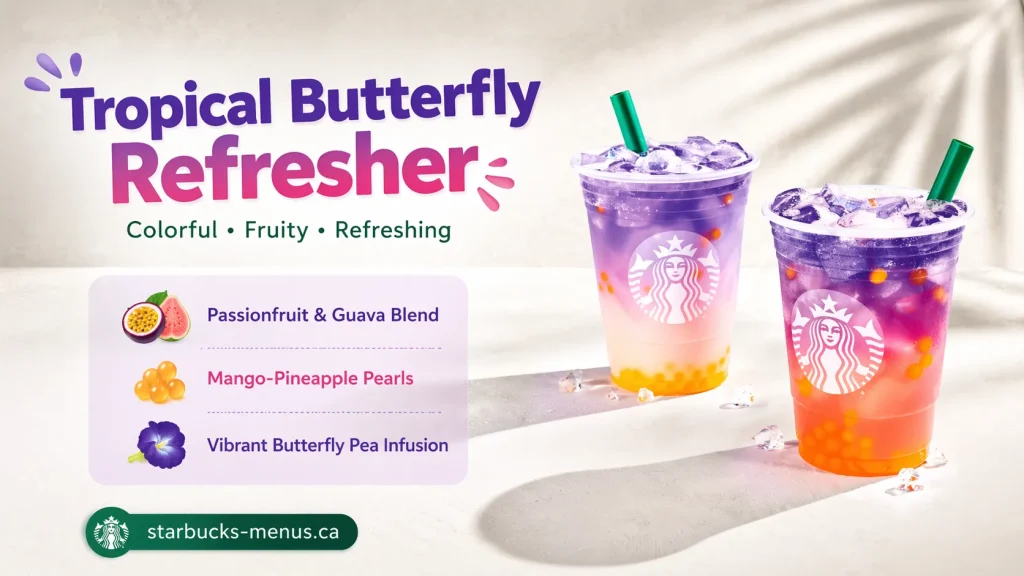 Tropical Butterfly Refresher Starbucks