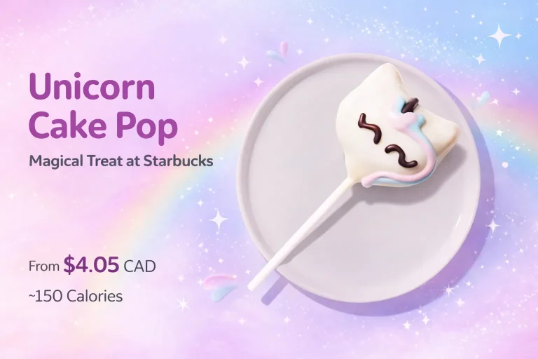 Unicorn Cake Pops starbucks