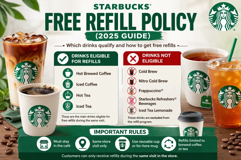 starbucks refill policy