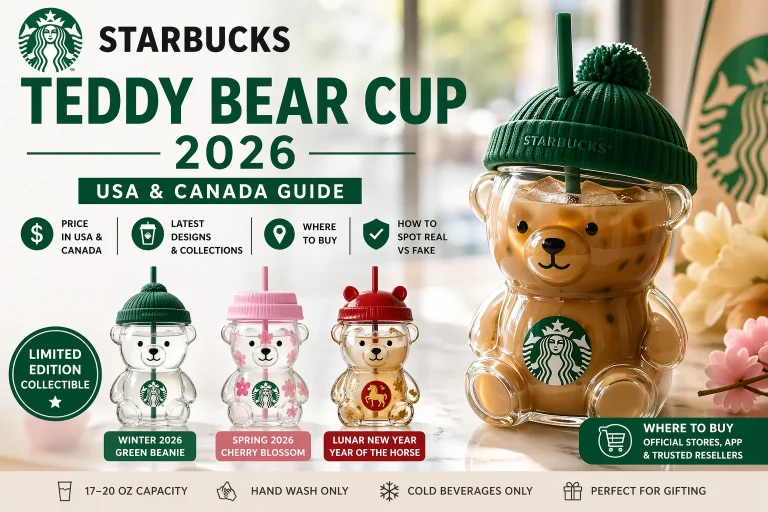 starbucks teddy bear cup