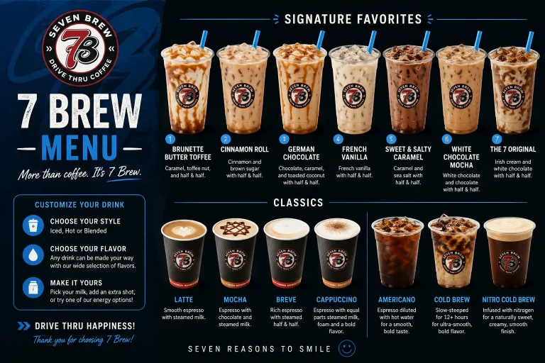7 Brew Menu Prices