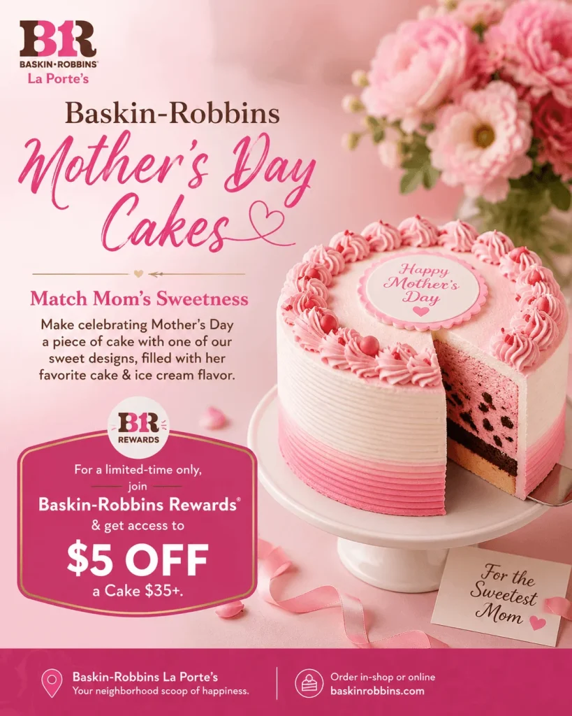 Baskin-Robbins Mother's Day Cake