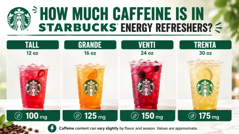 How Much Caffeine Is in Starbucks Energy Refreshers