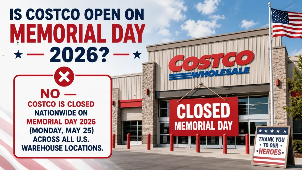 Is Costco Open on Memorial Day
