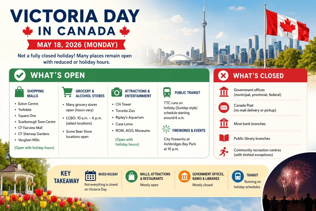 Is Everything Closed on Victoria Day