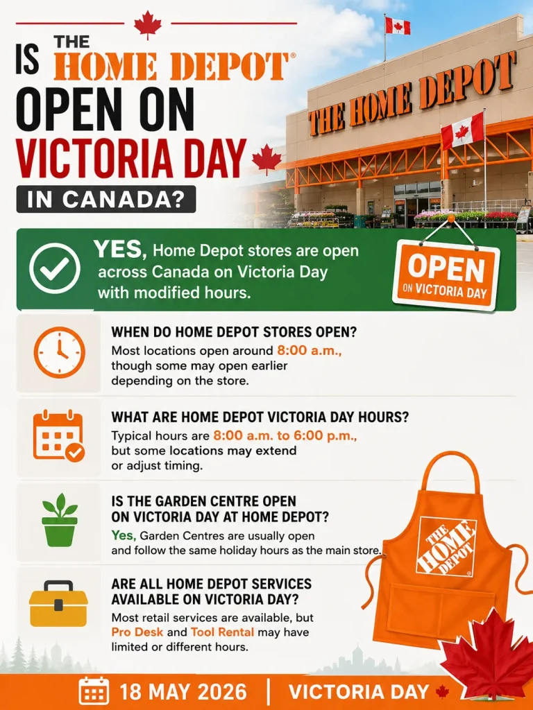 Is Home Depot Open on Victoria Day