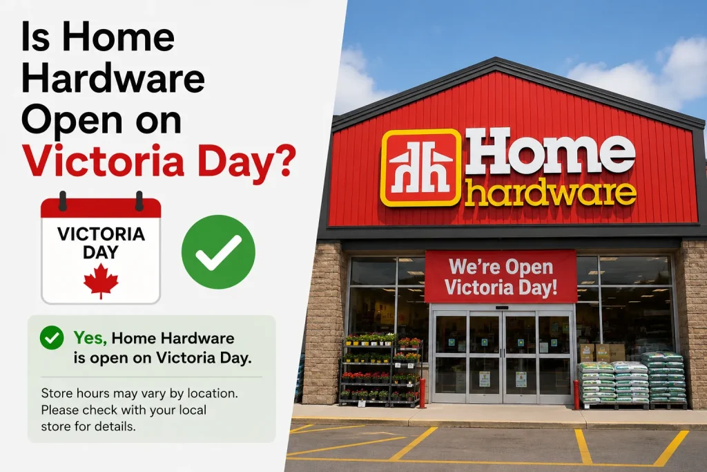 Is Home Hardware Open on Victoria Day in Canada?