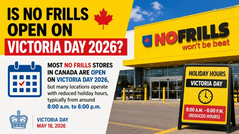 Is No Frills Open on Victoria Day