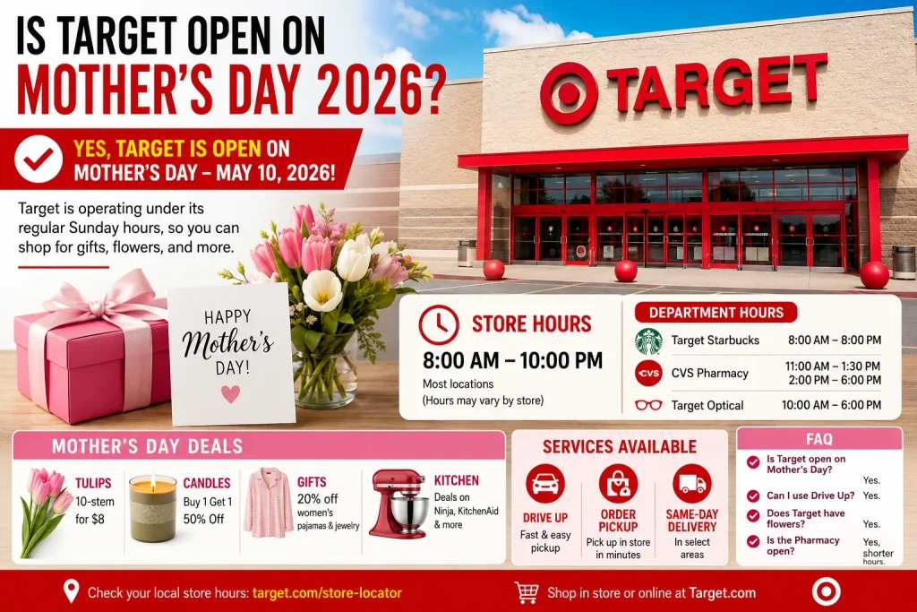 Is Target Open On Mother’s Day