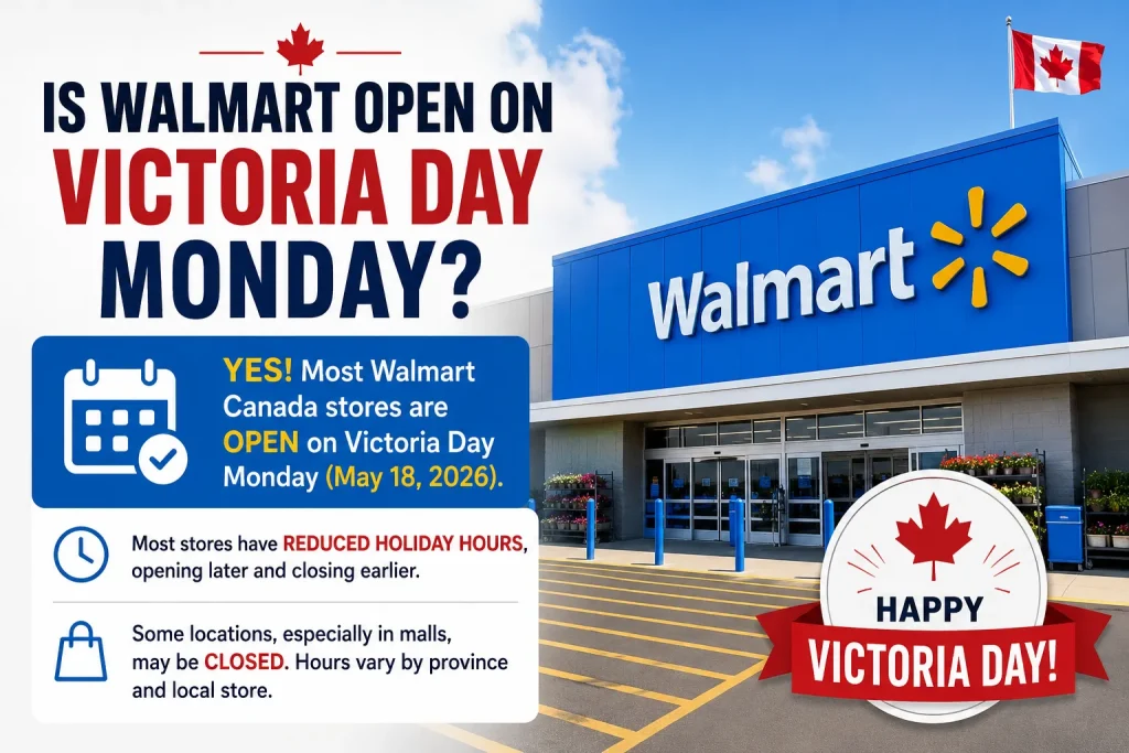 Is Walmart Open on Victoria Day Monday in Canada