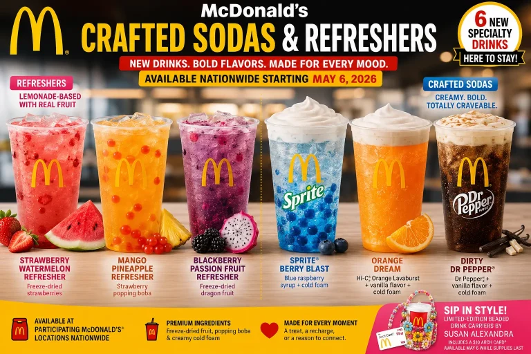 McDonald’s Crafted Sodas