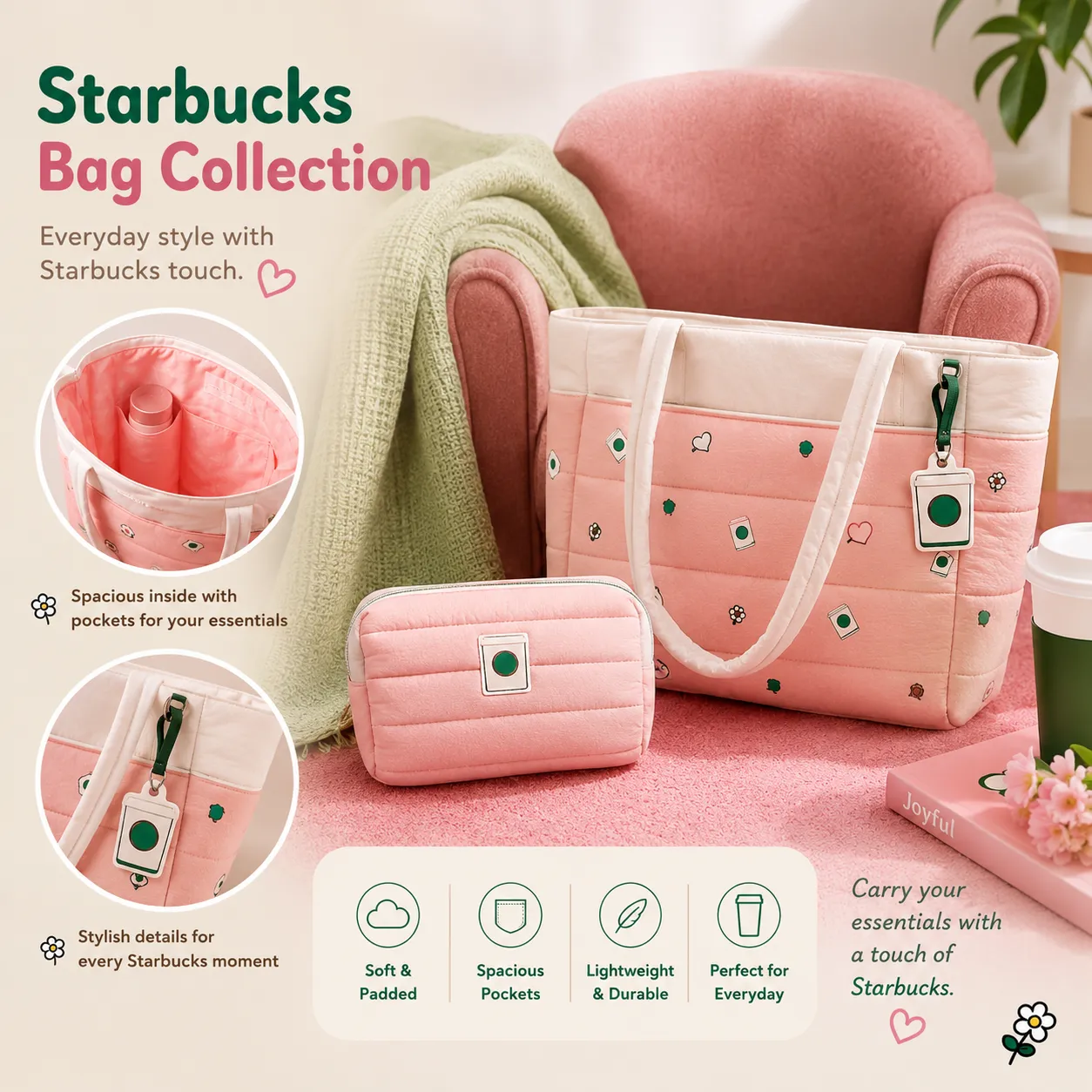 Mefy x Starbucks bag