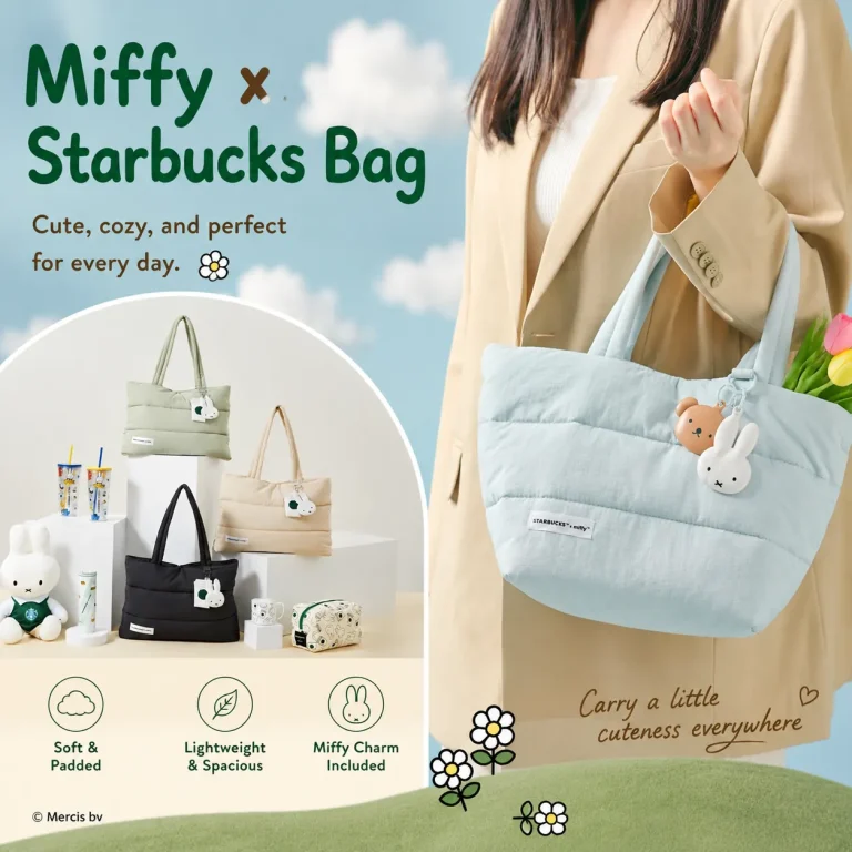Miffy x Starbucks bag