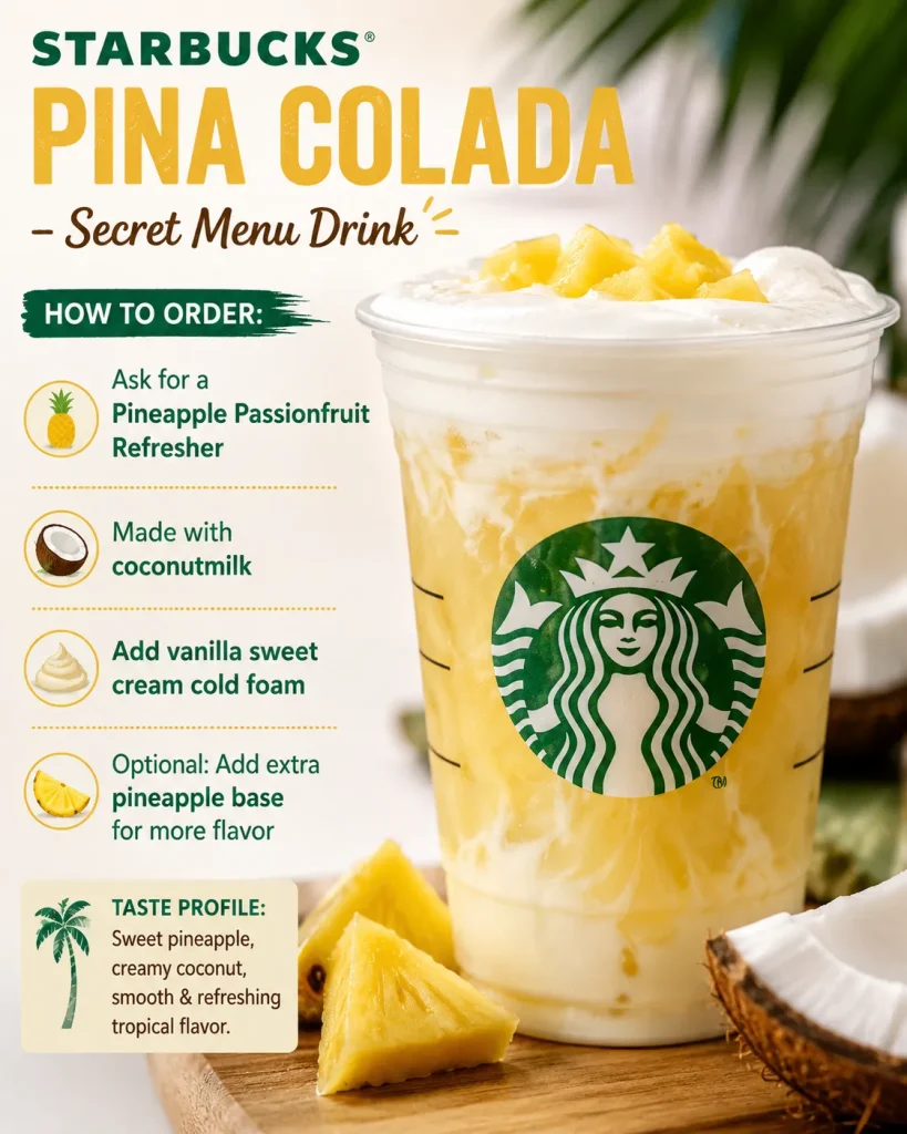 Pina Colada Starbucks Drink
