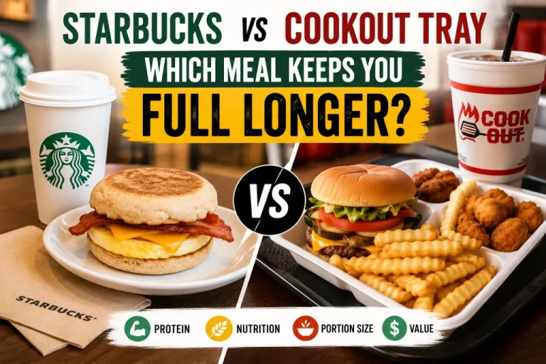 Starbucks Breakfast vs Cookout Tray