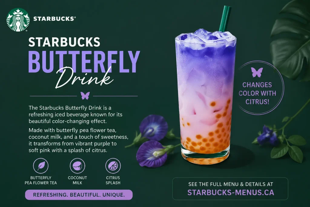 Starbucks Butterfly Drink