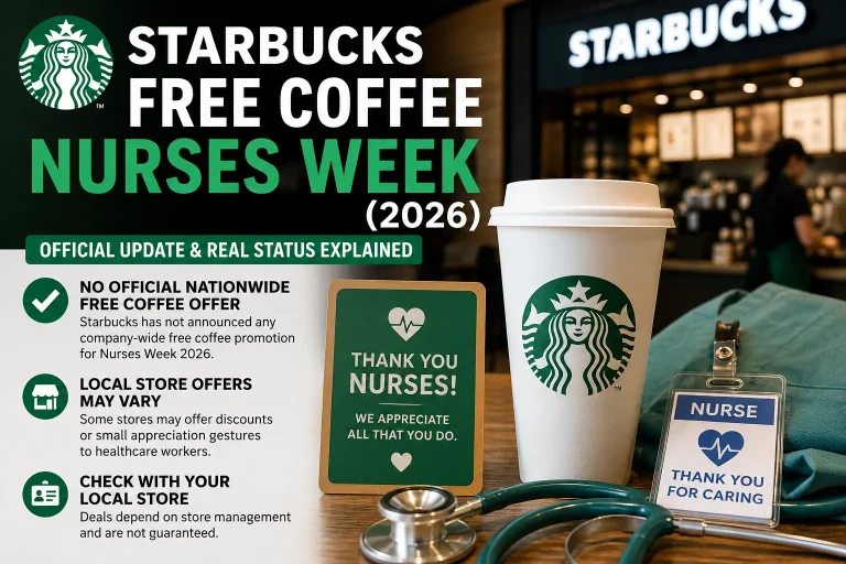 Starbucks Free Coffee Nurses Week 2026
