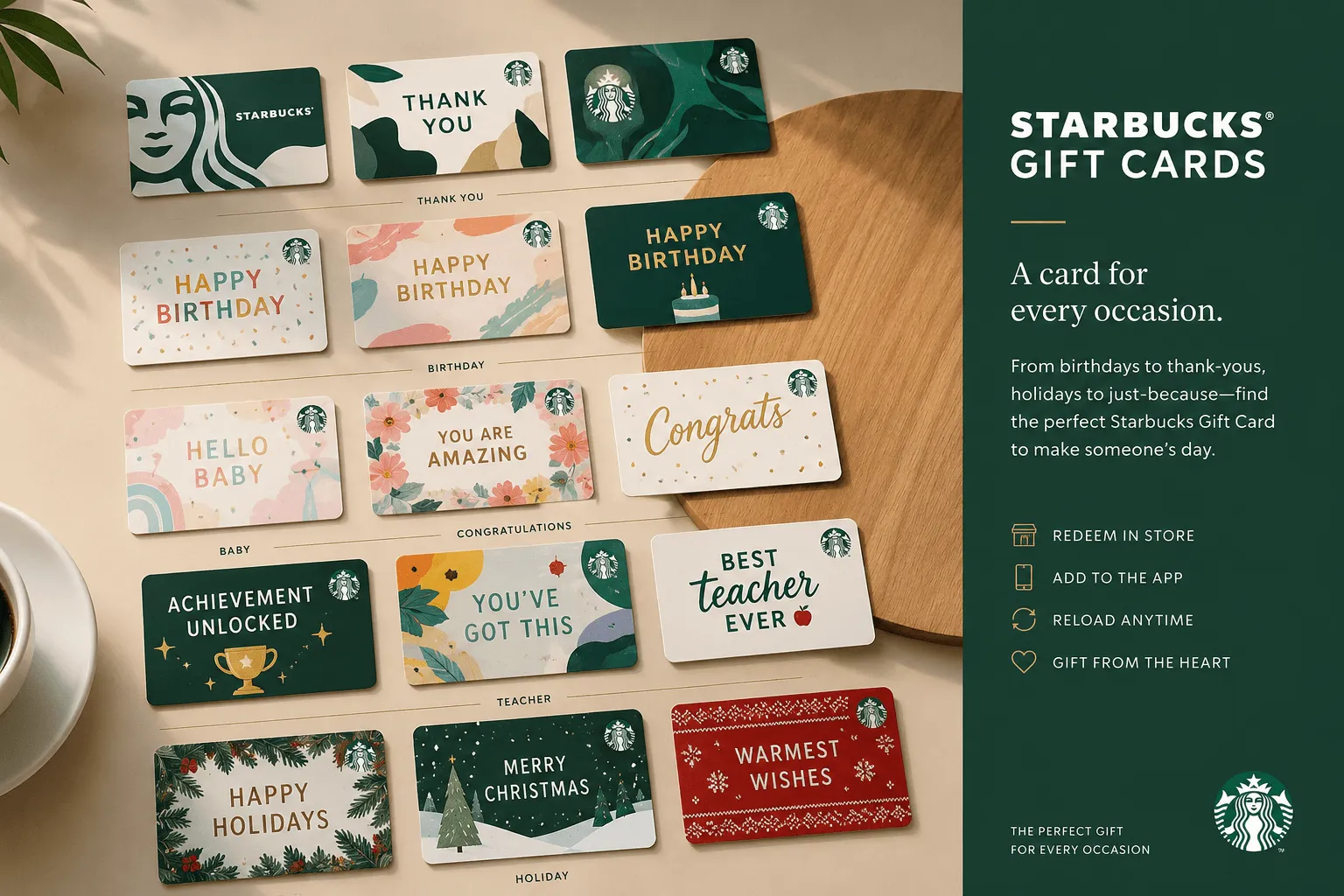 Starbucks Gift Cards
