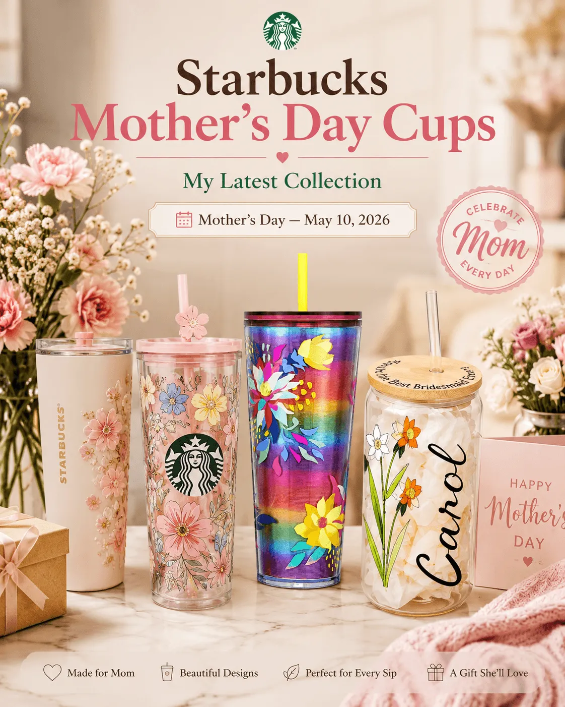 Starbucks Mother Days cups