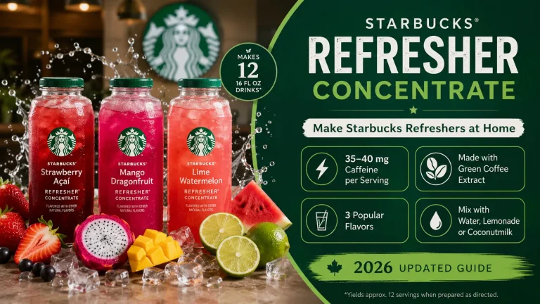 Starbucks Refresher Concentrate Canada