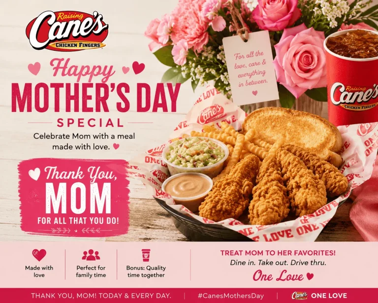 cane's mother's day special